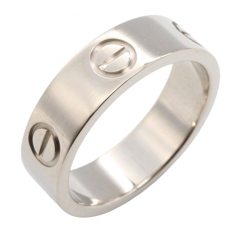 CARTIER 18k Silver Love Ring
